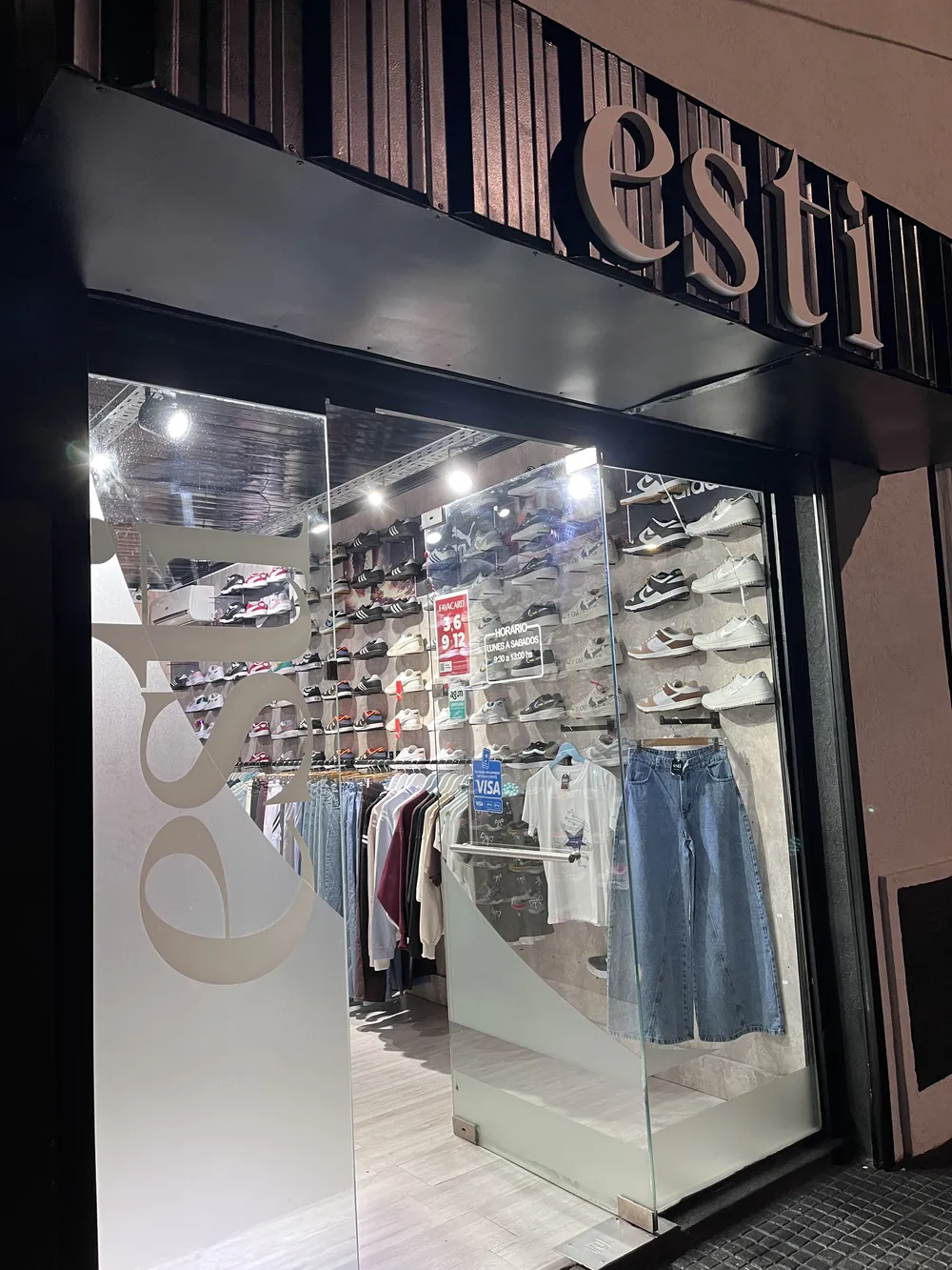 Vidriera boutique